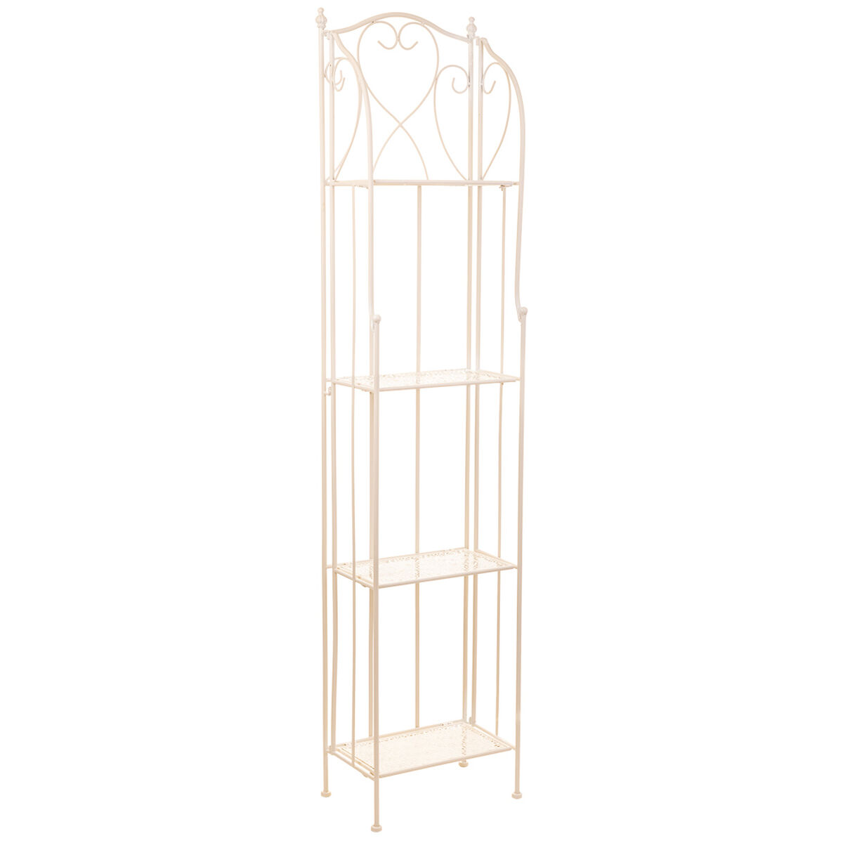 Bokhylla Alexandra House Living Vit Metall Järn 25 x 90 x 30 cm