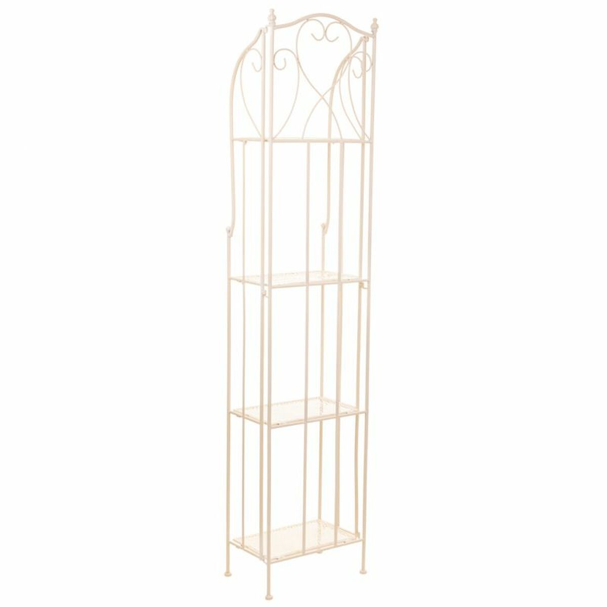 Bokhylla Alexandra House Living Vit Metall Järn 25 x 90 x 30 cm - 5