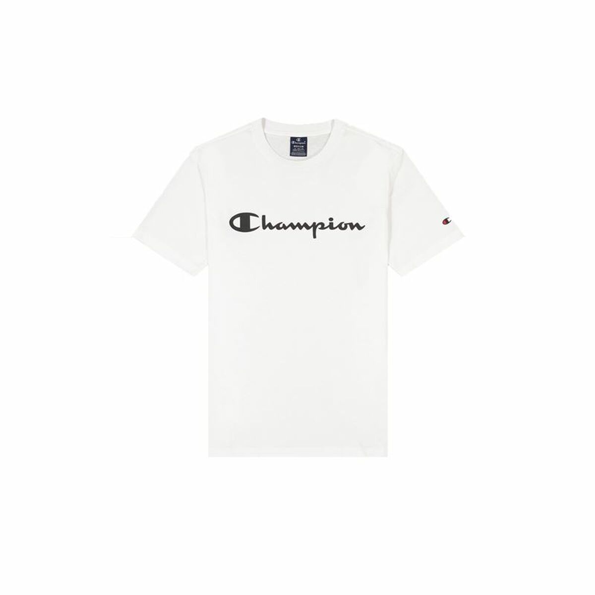 T-shirt med kortärm Herr Champion Crewneck Vit