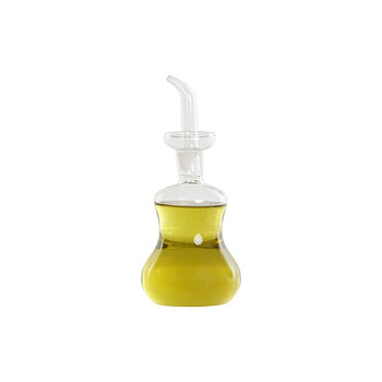 Oljeflaska DKD Home Decor Transparent Borosilikatglas 250 ml 8 x 8 x 19 cm