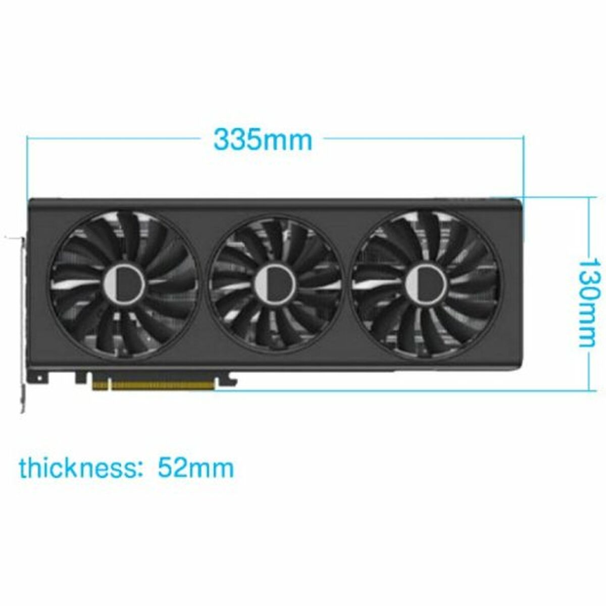 Grafikkort XFX AMD RADEON RX 7900GRE 16 GB GDDR6 - 2
