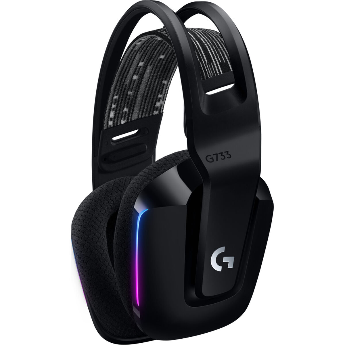 Spelhörlurar med mikrofon Logitech G733 Lightspeed Headset - 3