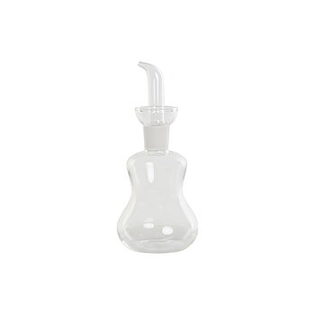 Oljeflaska DKD Home Decor Transparent Borosilikatglas 530 ml 9,5 x 9,5 x 23 cm