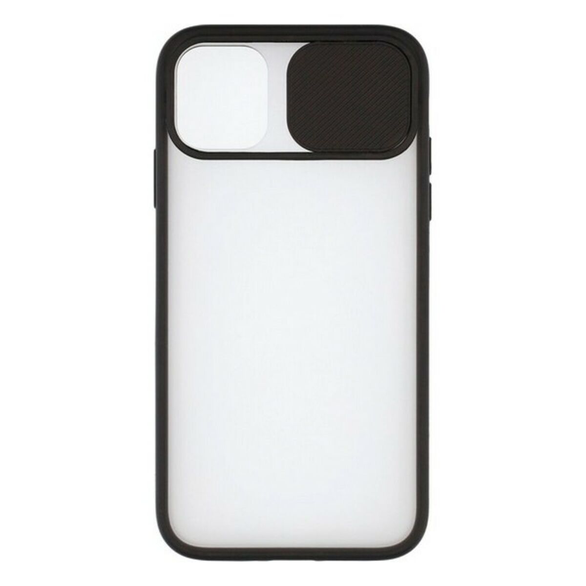 Mobiltelefonfodral med TPU-kant iPhone 12 Mini KSIX Duo Soft Cam Protect Svart - 2