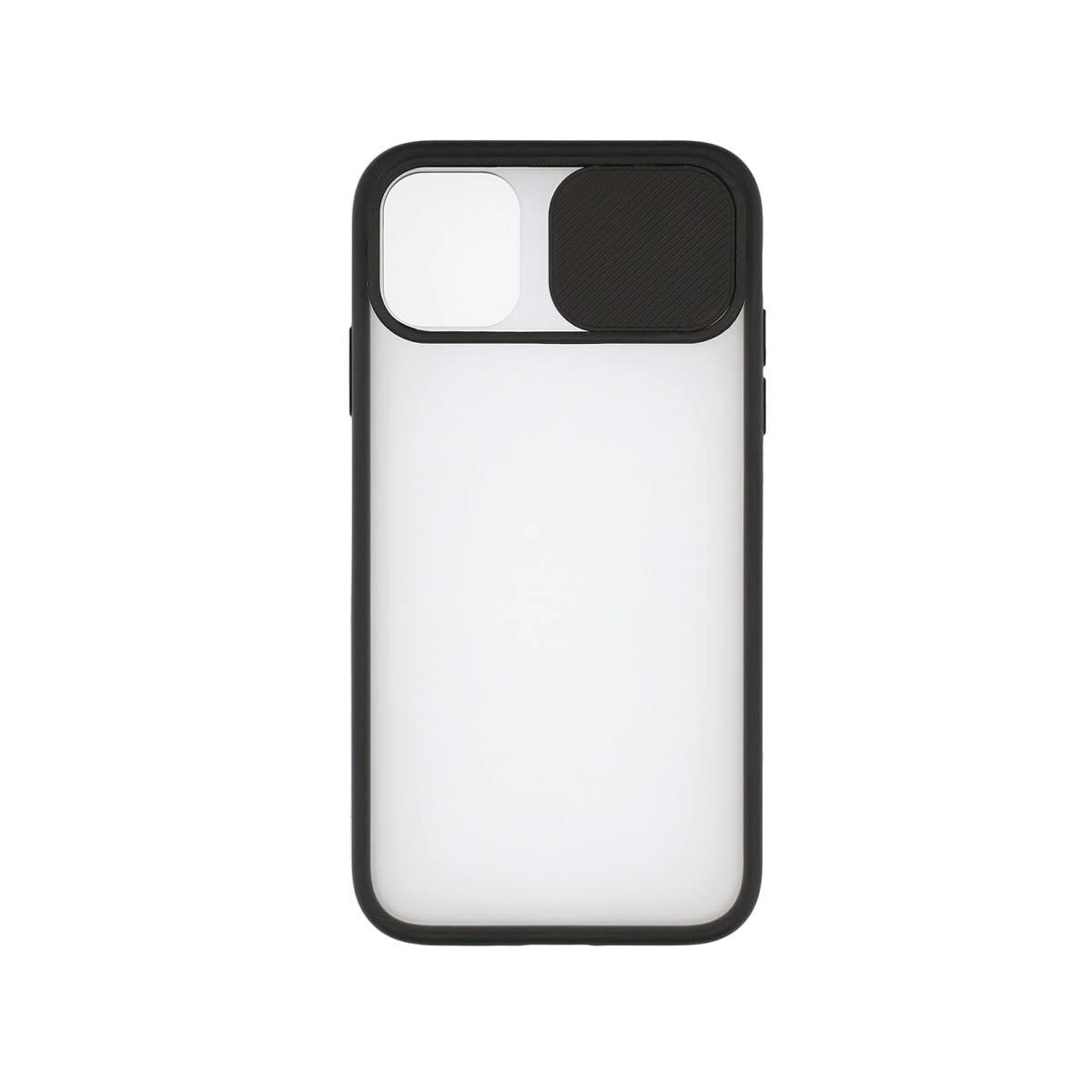 Mobiltelefonfodral med TPU-kant iPhone 12 Mini KSIX Duo Soft Cam Protect Svart - 3