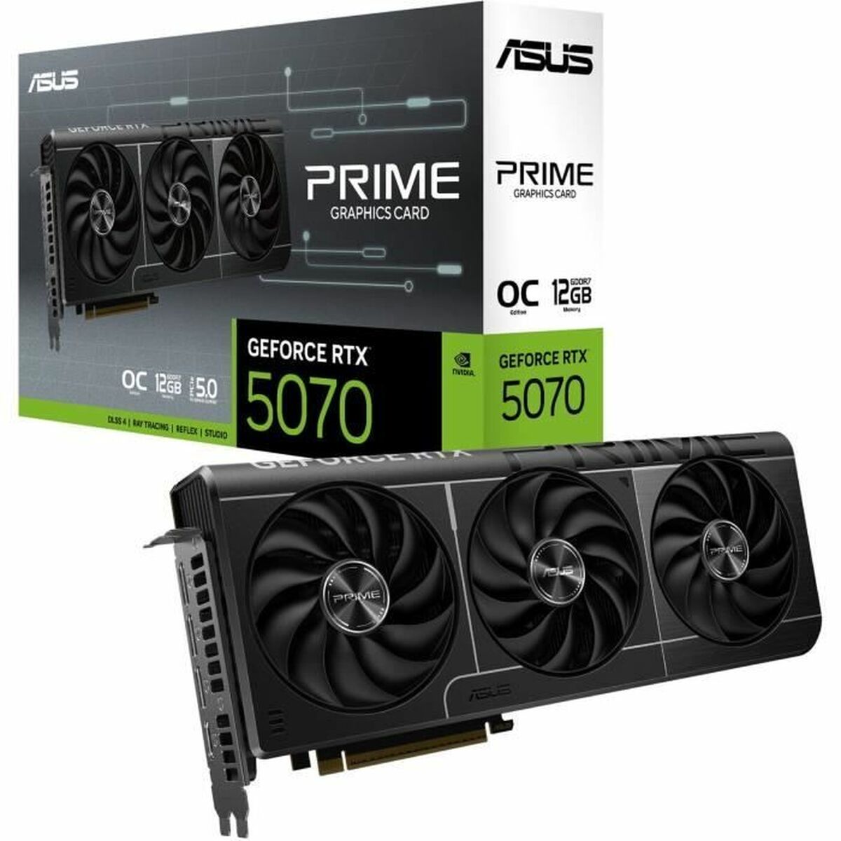 Grafikkort Asus 90YV0M10-M0NA00 12 GB nvidia geforce rtx 5070 GDDR6X