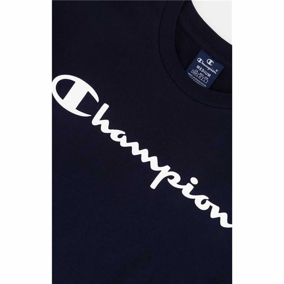 T-shirt med kortärm Herr Champion Crewneck Blå - 2
