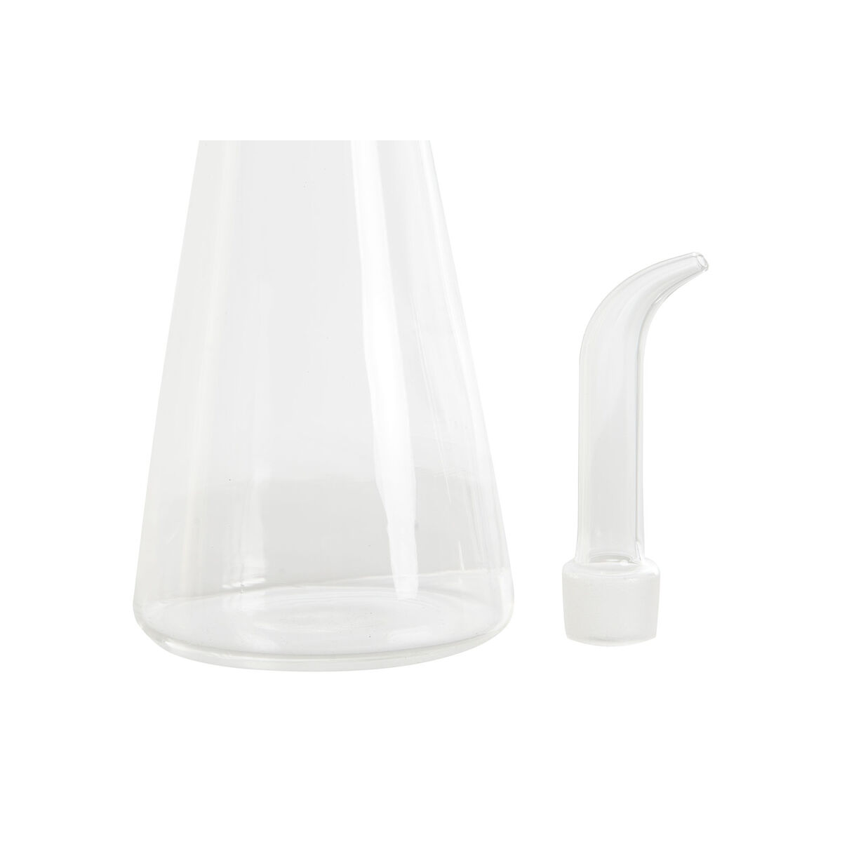 Oljeflaska DKD Home Decor Transparent Borosilikatglas 500 ml 8,5 x 8,5 x 29 cm - 3