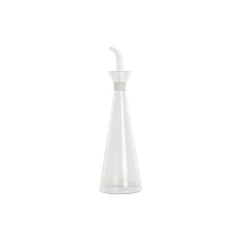 Oljeflaska DKD Home Decor Transparent Borosilikatglas 500 ml 8,5 x 8,5 x 29 cm