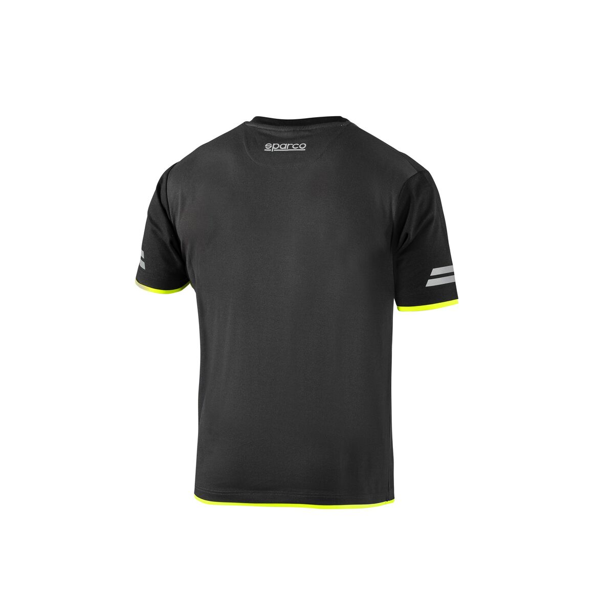 T-shirt med kortärm Herr Sparco TW Gul Grå S - 2