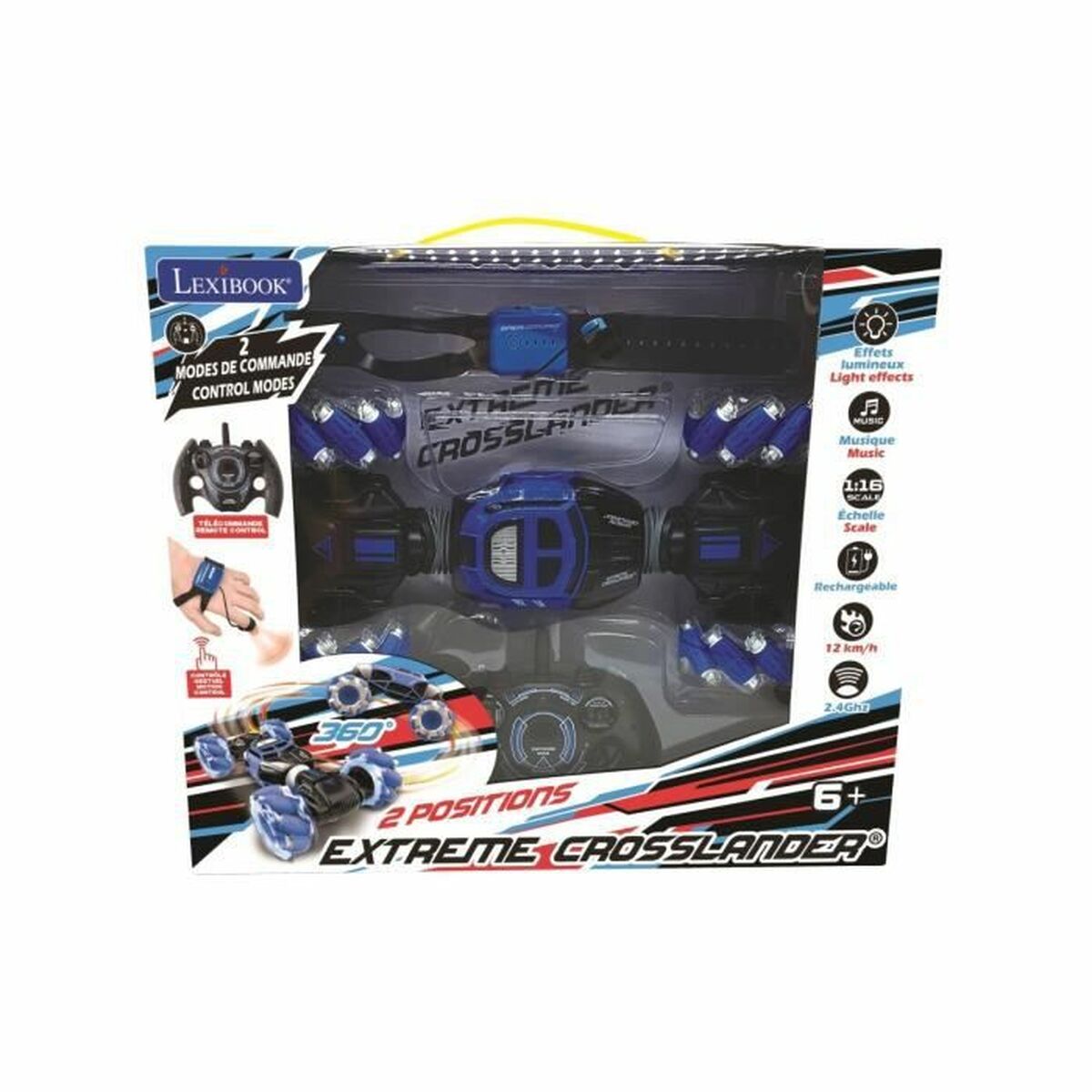 Radiostyrd bil Lexibook Extreme Crosslander All slags terräng Armband - 4