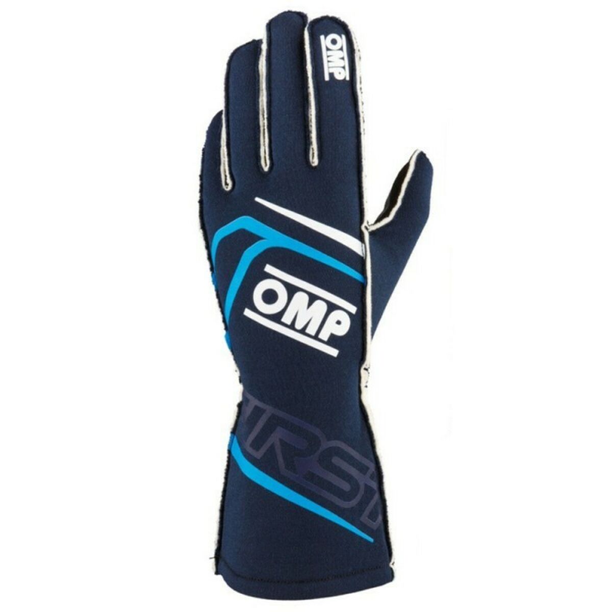 Karting Gloves OMP MY2025 Blå Marinblå FIA 8856-2018 - 2