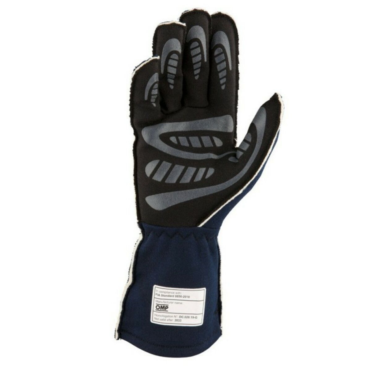 Karting Gloves OMP MY2025 Blå Marinblå FIA 8856-2018 - 3