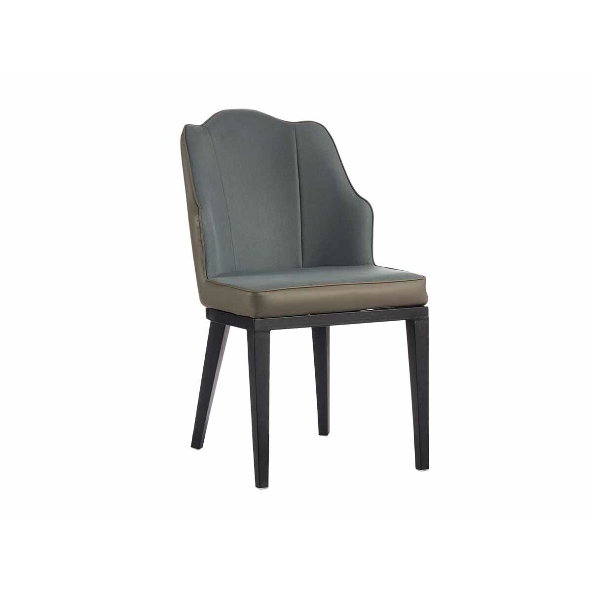 Fåtölj Skal Blå Svart Grå Stål 48 x 88 x 60 cm (2 antal) - 4