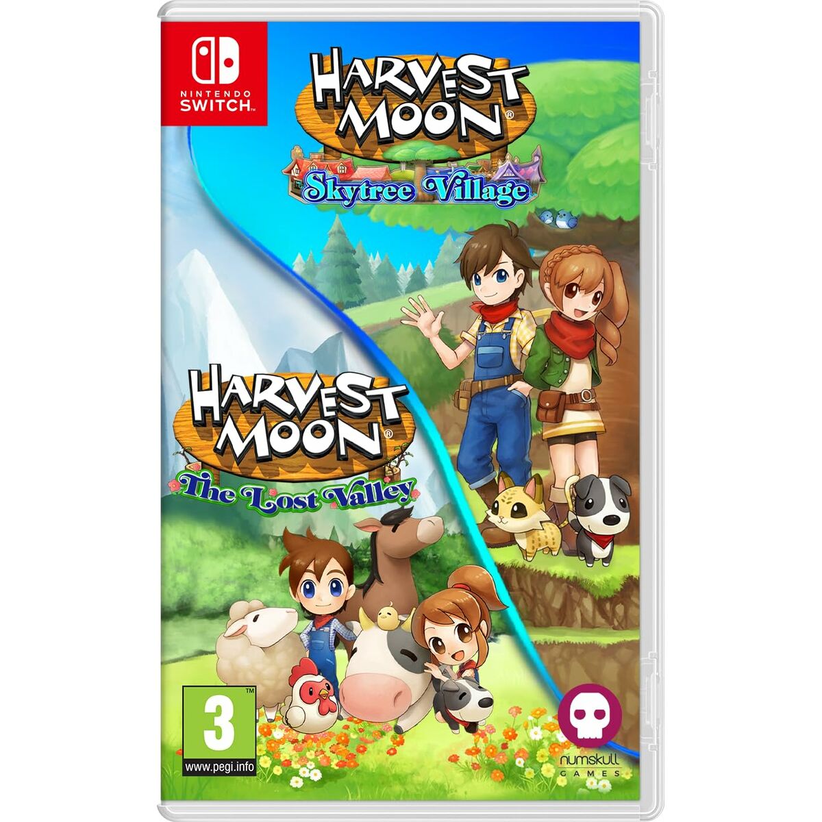 TV-spel för Switch Just For Games Harvest Moon The Lost Valley & Skytree Village - 2