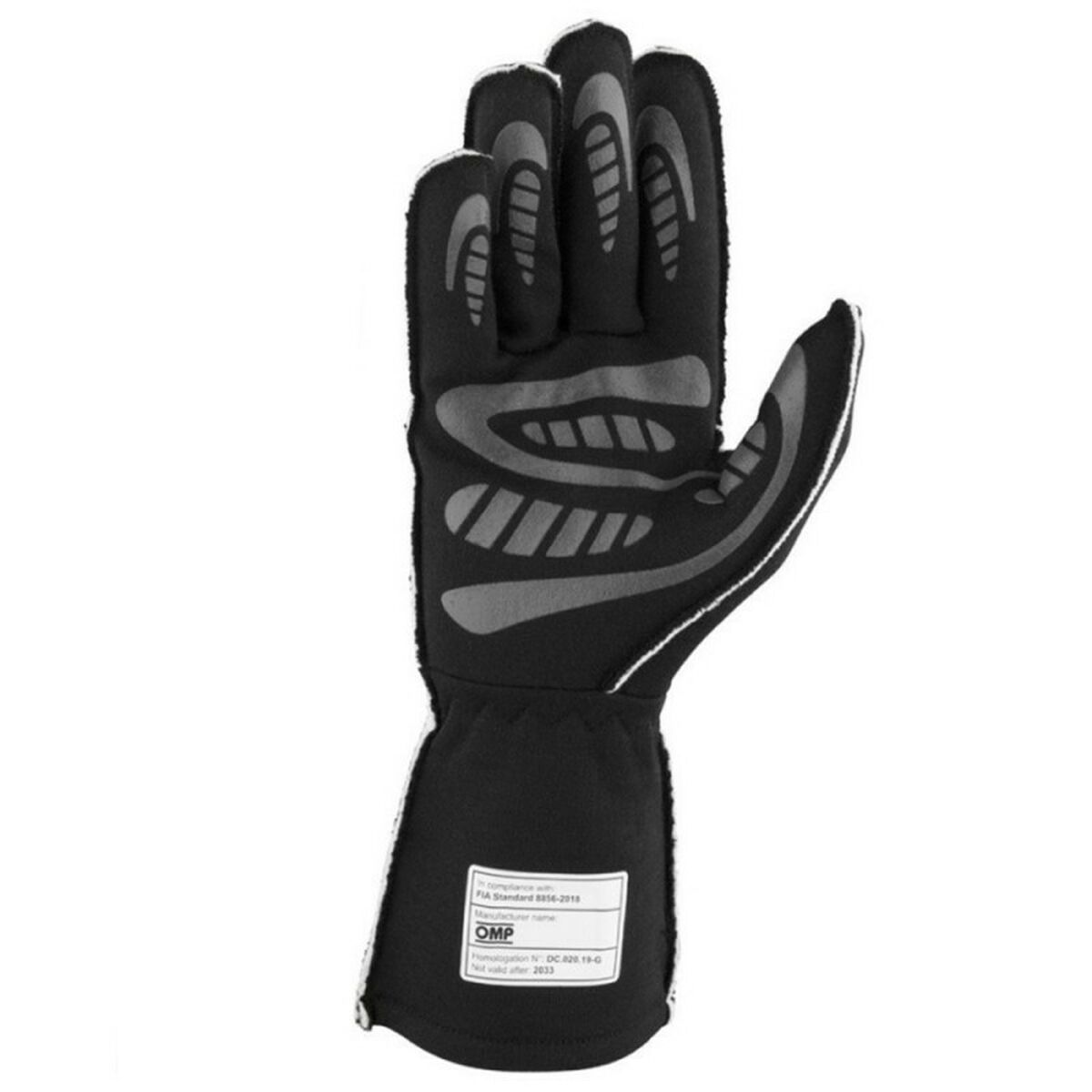 Karting Gloves OMP MY2025 Svart Fuchsia FIA 8856-2018 - 3