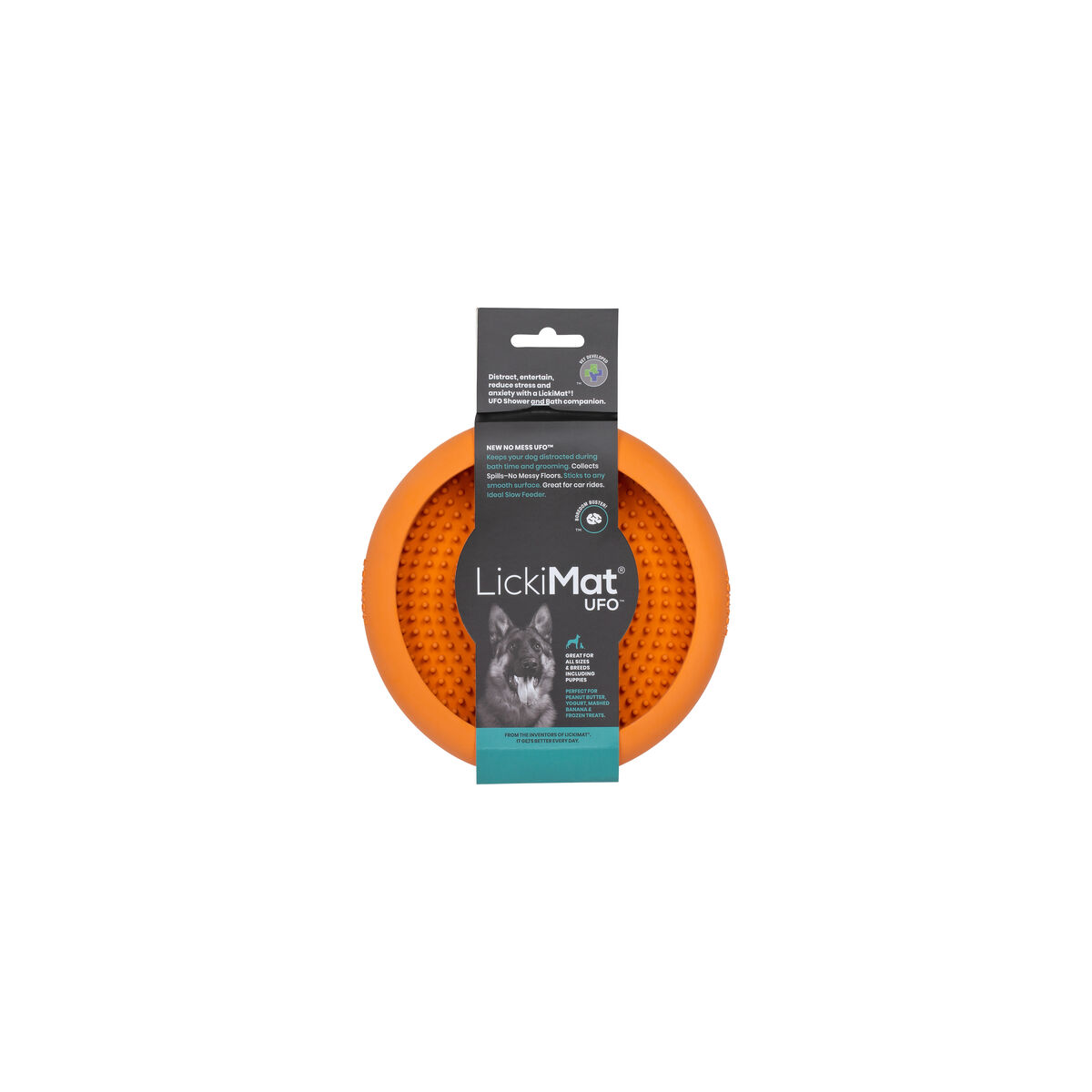 Hundmatare Lickimat Orange Gummi Modern - 2