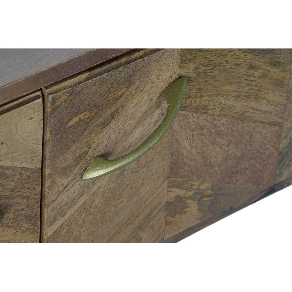 Soffbord DKD Home Decor Metall Mangoträ (120 x 60,5 x 46 cm) - 4