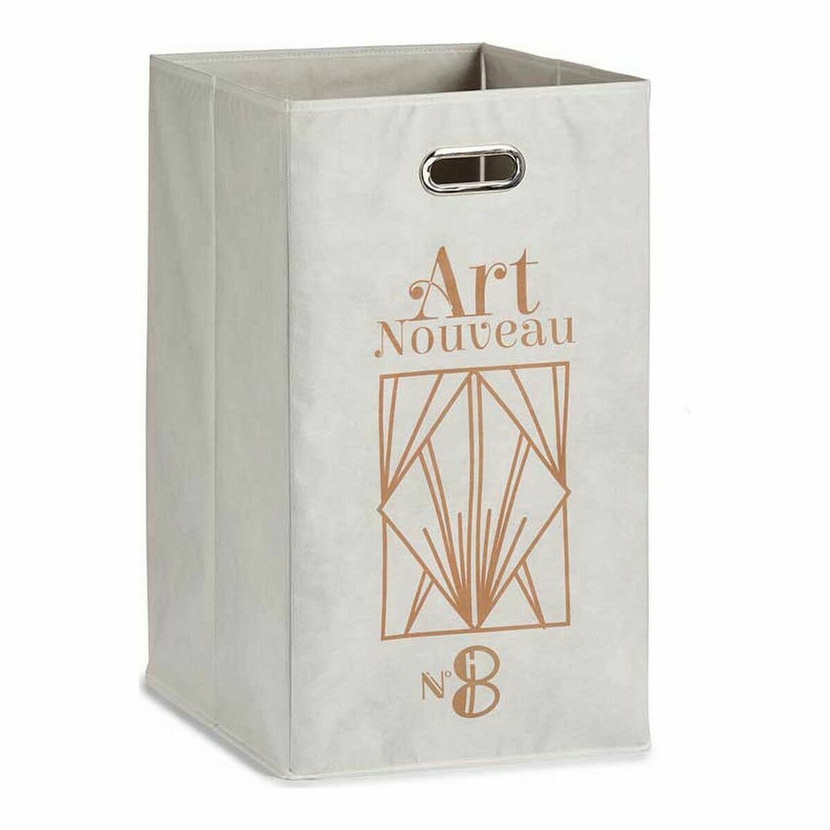 Korg Berilo Art Nouveau Vit Gyllene Papp 60 L 35 x 57 x 35 cm (12 antal) - 6