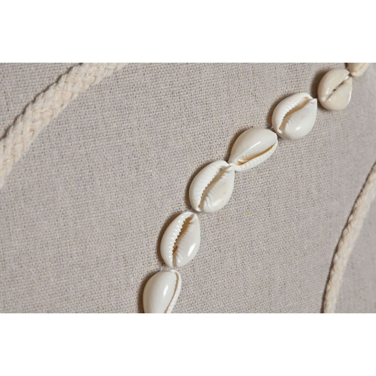 Kudde Home ESPRIT Vit Beige Boho 45 x 45 cm - 3