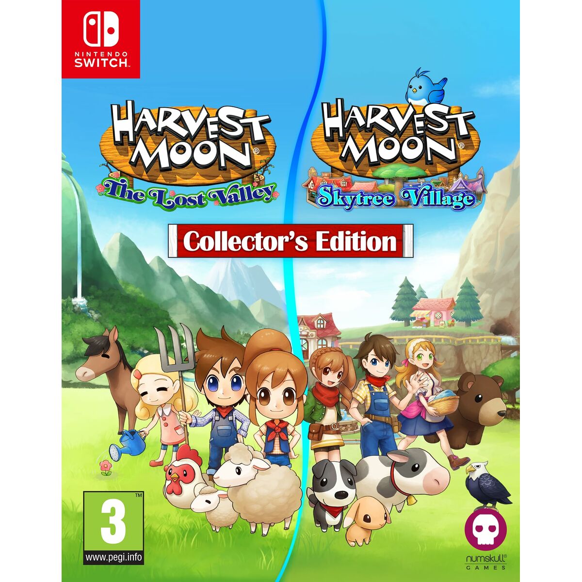 TV-spel för Switch Just For Games Harvest Moon: The Lost Valley & Skytree Village Collector'S - 2