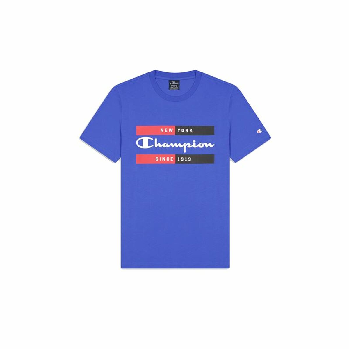 T-shirt med kortärm Herr Champion Crewneck Blå - 5