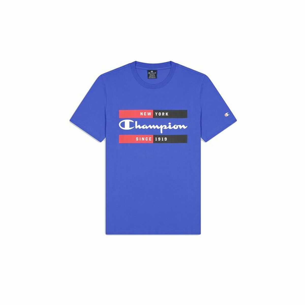 T-shirt med kortärm Herr Champion Crewneck Blå - 3