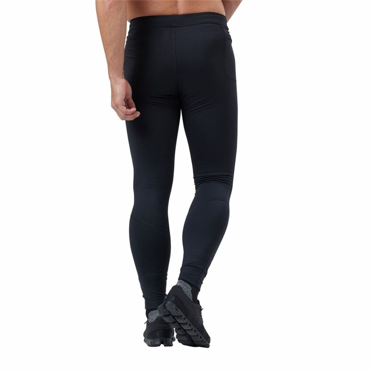 Sportleggings, Herr Odlo Essential Warm Svart - 4