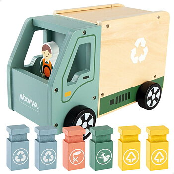 Byggbilar (Set) Woomax 24 x 15 x 13,5 cm