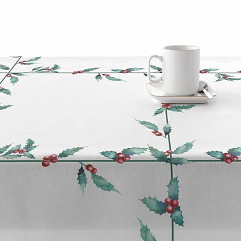 Fläckresistent bordsduk i harts Belum White Christmas Multicolour 300 x 150 cm