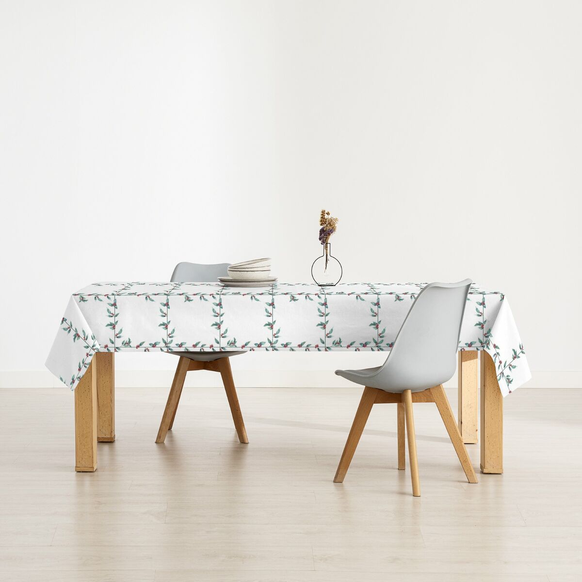 Fläckresistent bordsduk i harts Belum White Christmas Multicolour 300 x 150 cm - 3