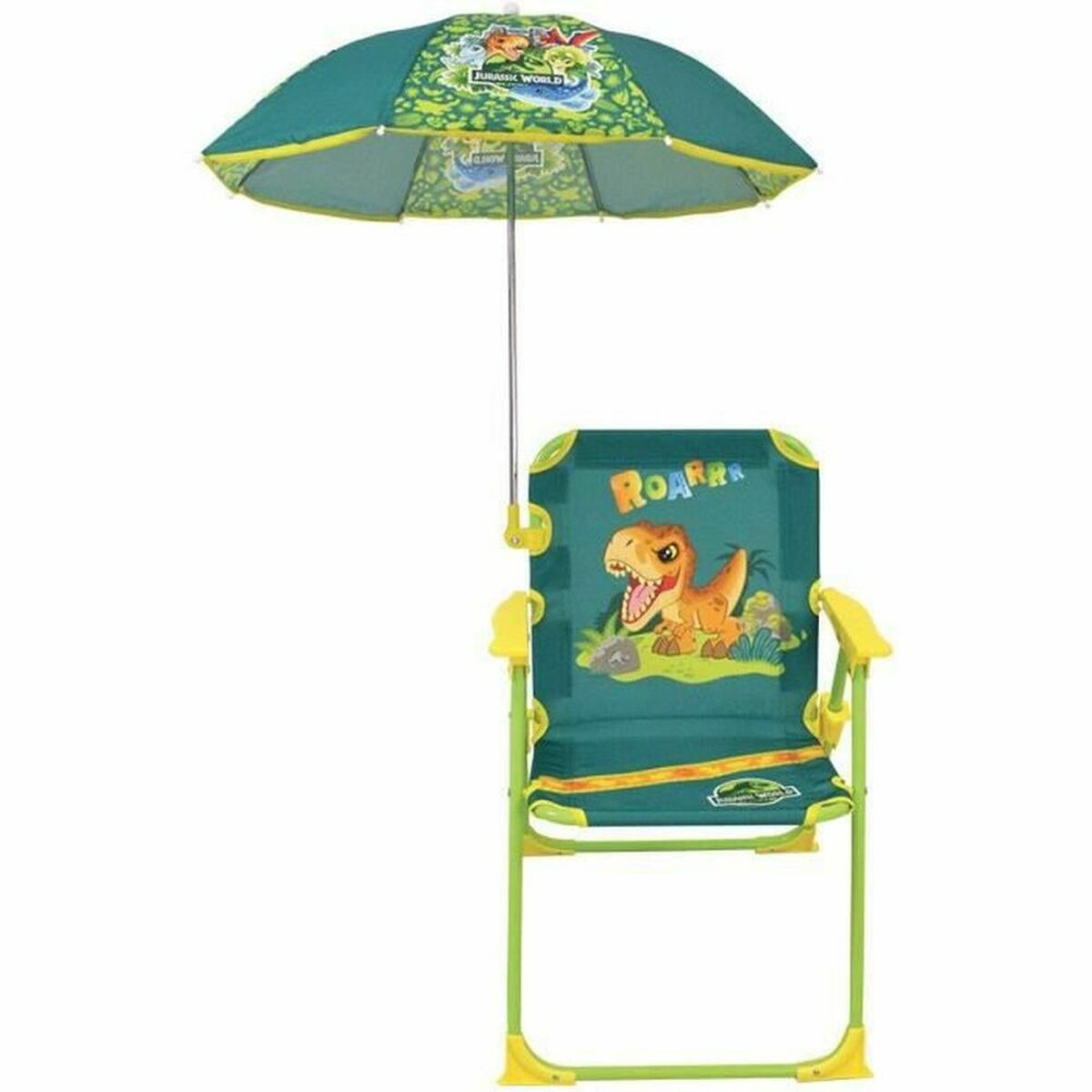 Strandstol Fun House JURASSIC WORLD Grön 38,5 x 38,5 x 37,5 cm