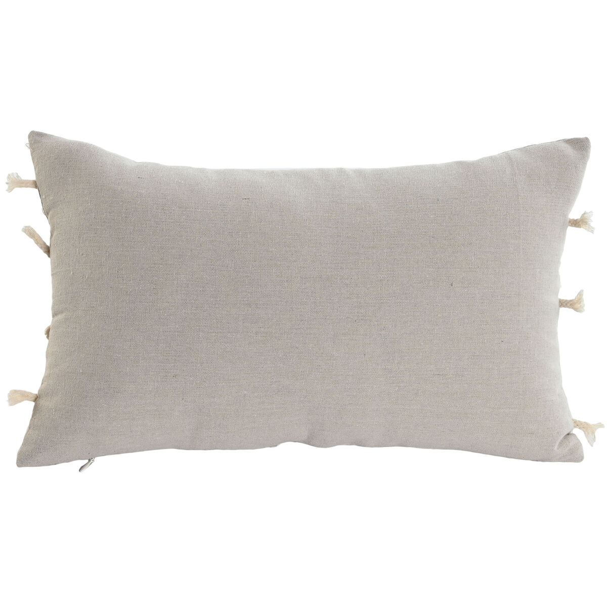Kudde Home ESPRIT Vit Beige Boho 50 x 30 cm - 4