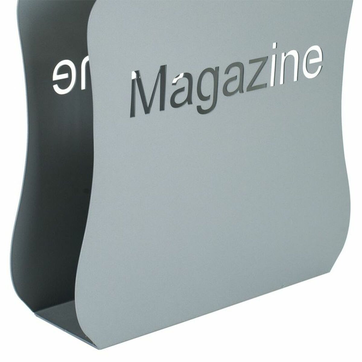 Tidningsställ Alexandra House Living Grå Smide 8 x 38 x 26 cm - 5