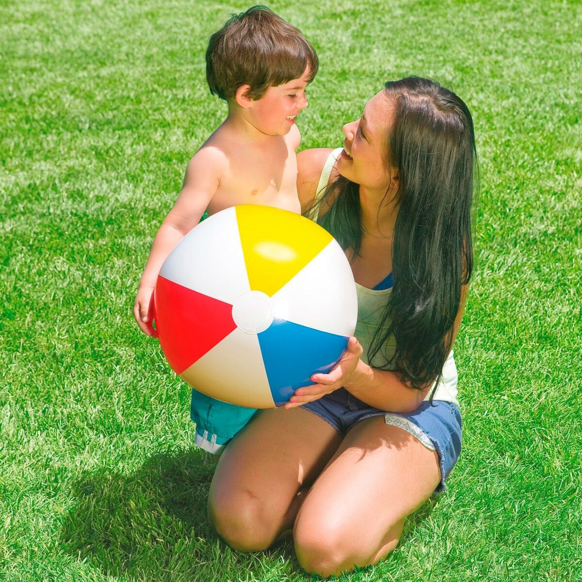 Uppblåsbar boll Intex PVC 100 % PVC 51 x 51 x 51 cm (36 antal) - 8