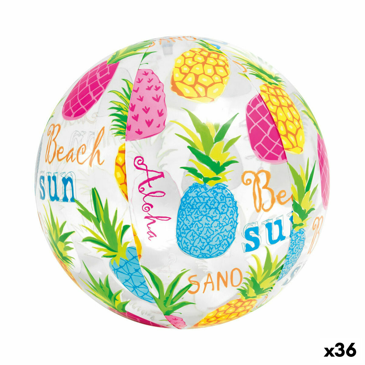 Strandboll Intex Ø 51 cm PVC (36 antal) - 7