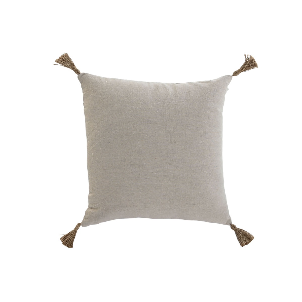 Kudde Home ESPRIT Svart Beige Boho 45 x 45 cm - 3