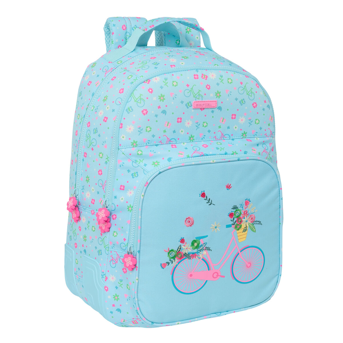 Skolryggsäck Safta Bicicleta Blå 32 x 42 x 15 cm