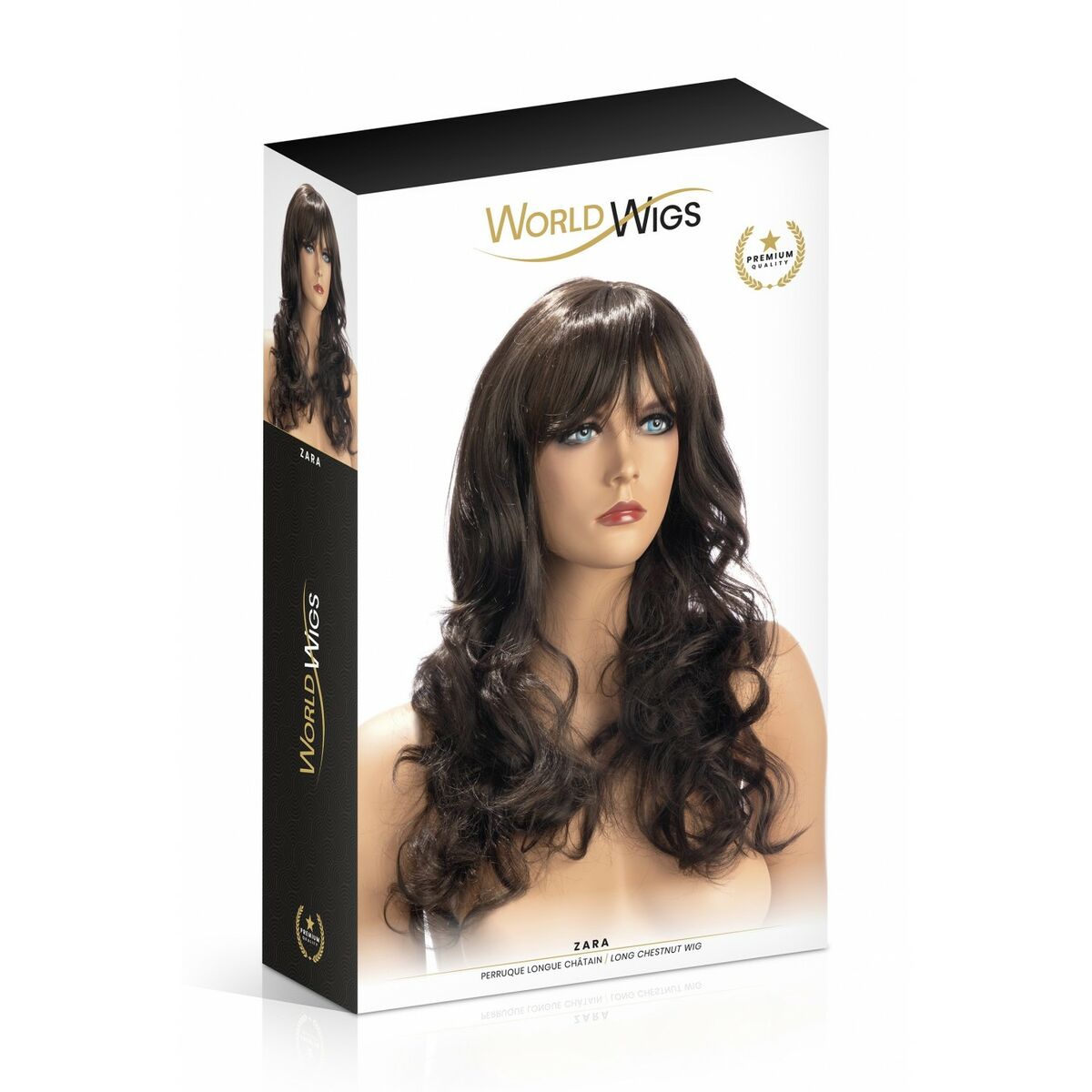 Erotisk Accessoar World Wigs Zara Brun Peruk - 2