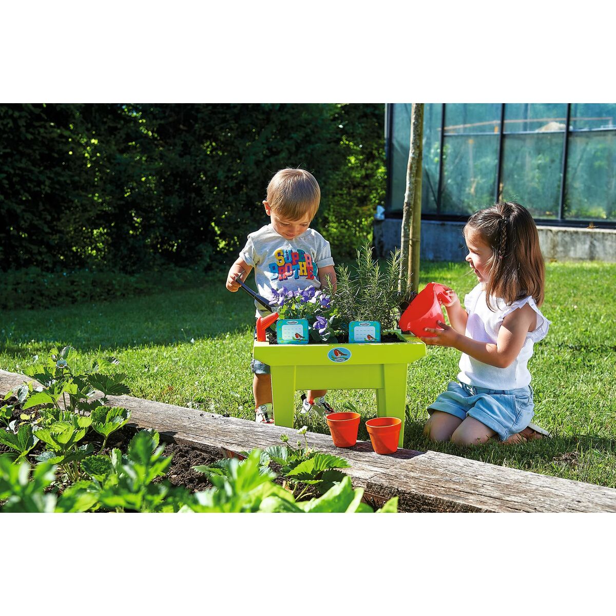 Kit med verktygssats för trädgårdsarbete Ecoiffier The garnished planter - 4290 - 5