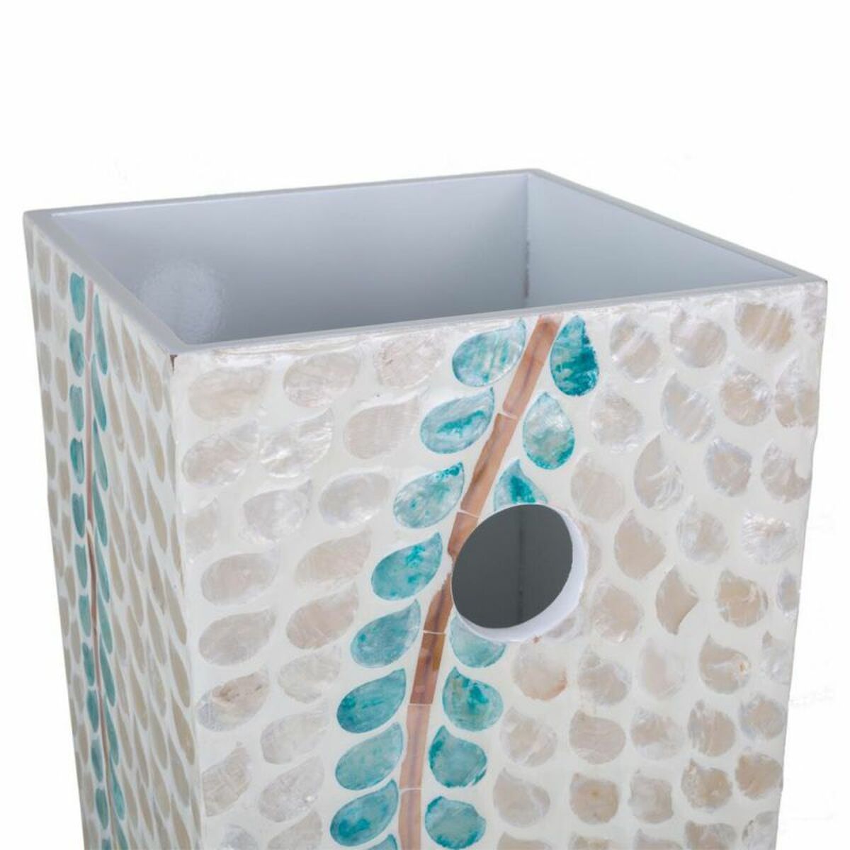 Paraplyställ Alexandra House Living Blå Kräm 19 x 58 x 19 cm - 4