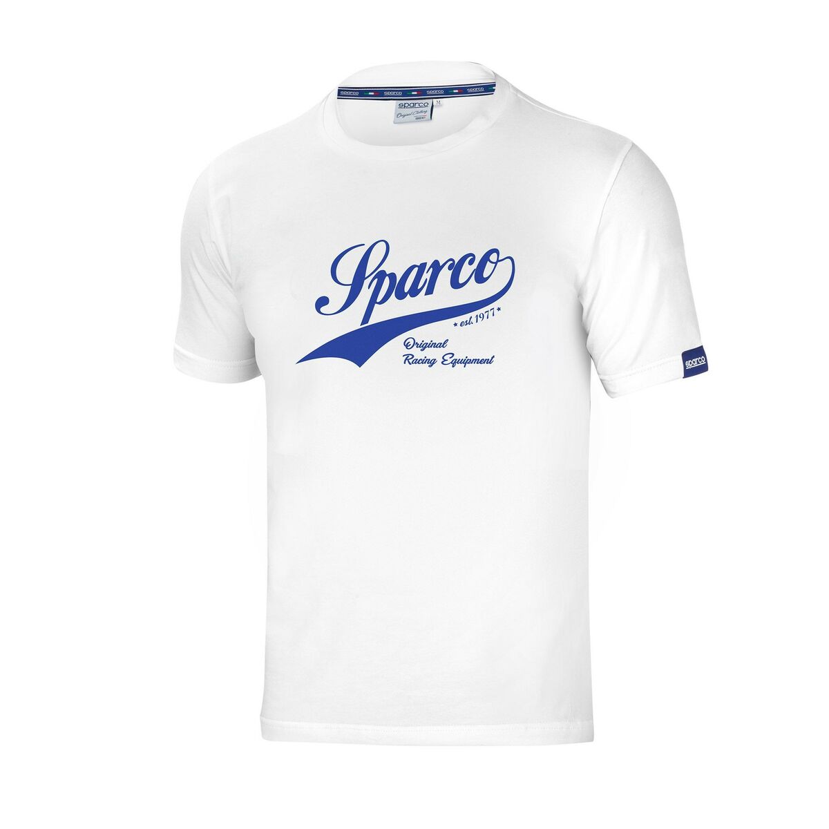 T-shirt med kortärm Herr Sparco VINTAGE Vit M