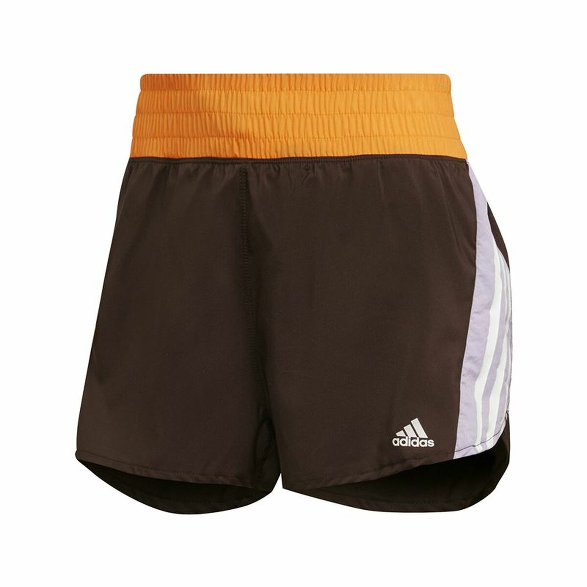 Sportshorts för kvinnor Adidas Hyperglam Brun - 5