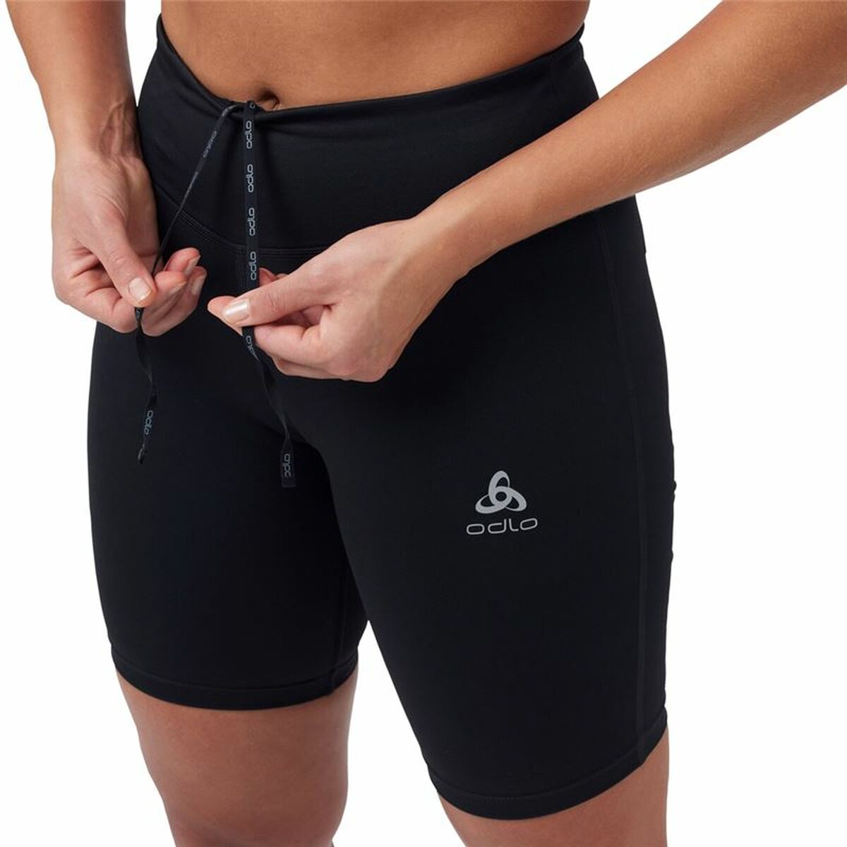 Korta träningsleggings Odlo Essential  Svart - 3