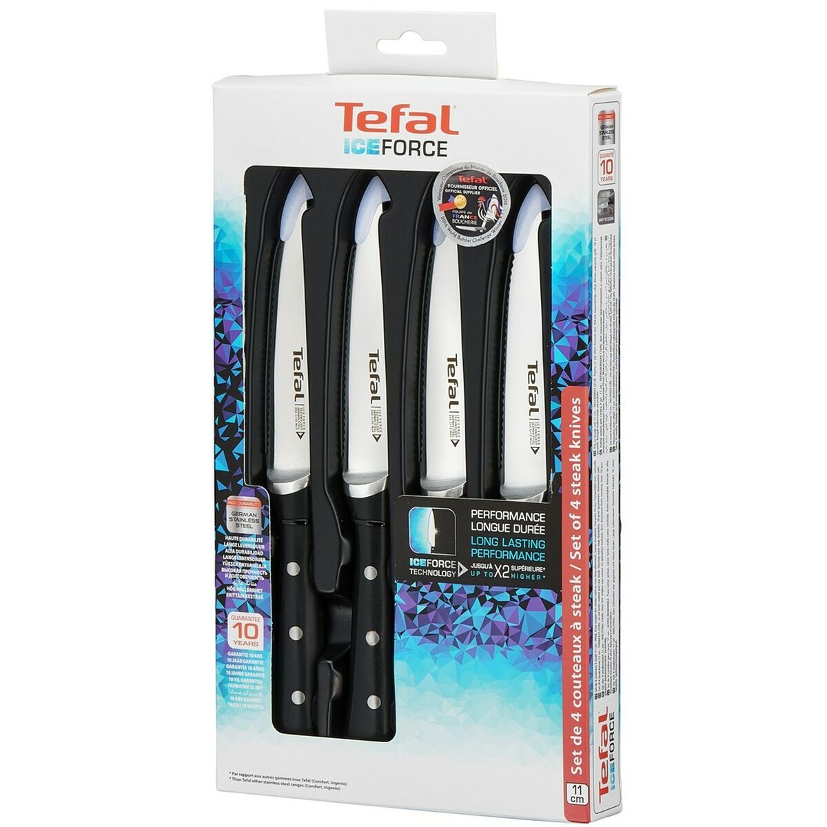 Set med köksknivar och hållare Tefal K232S414 (4 antal) - 2