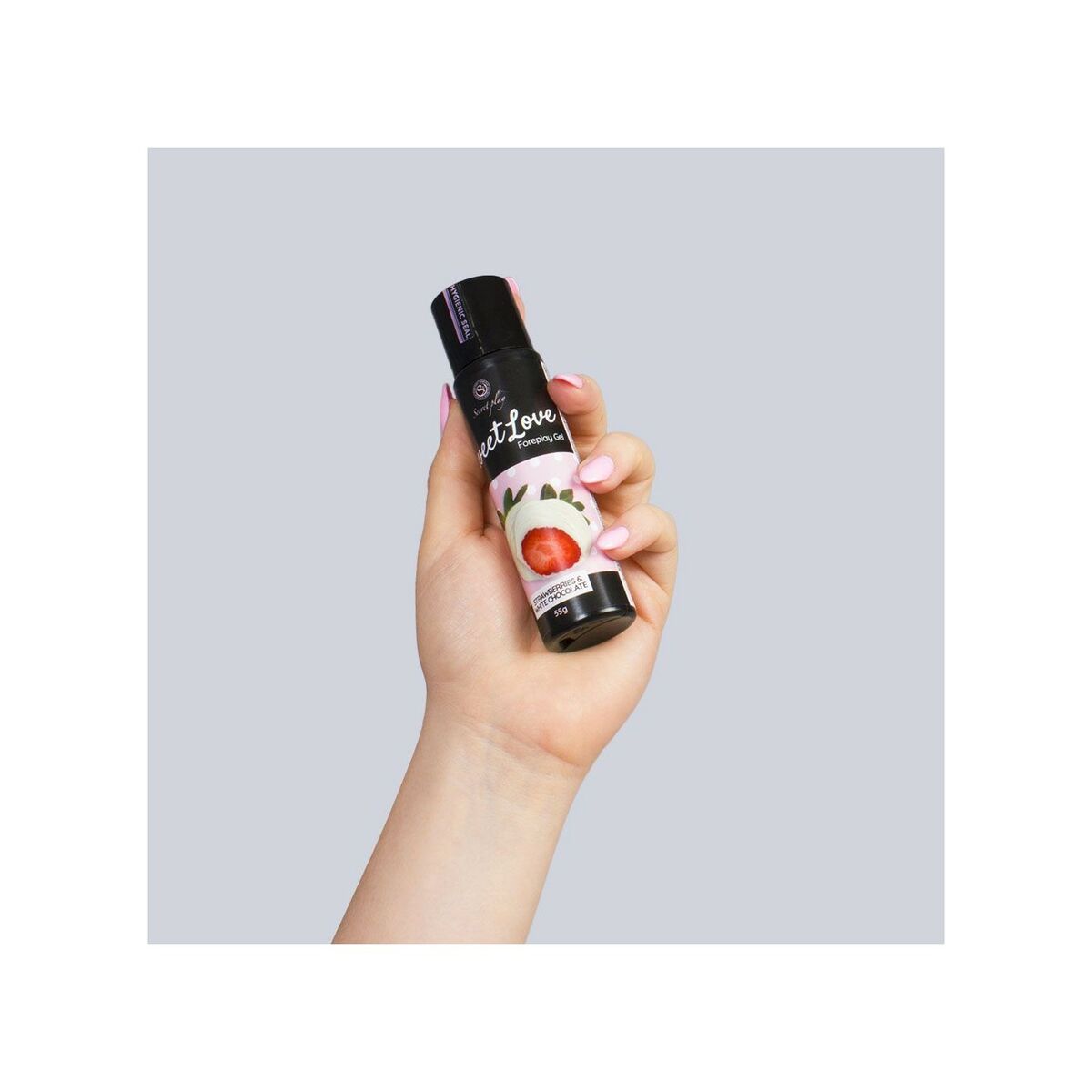 Glidmedel Secret Play 60 ml Choklad Jordgubbe - 3