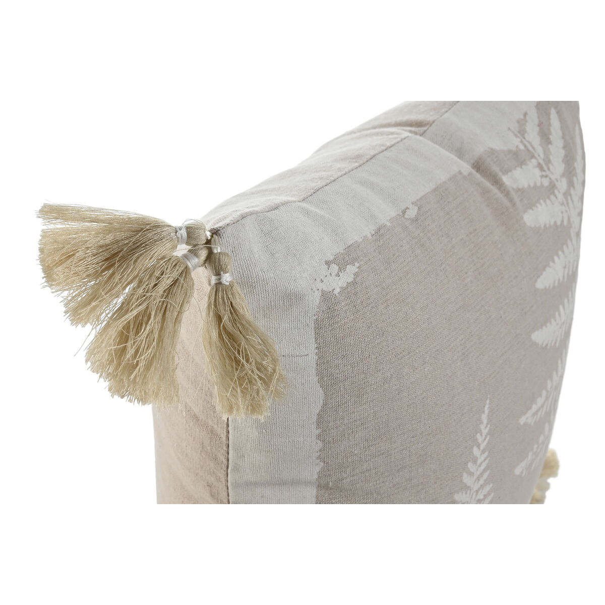 Kudde Home ESPRIT Vit Beige Utskriven Boho 45 x 45 cm - 2