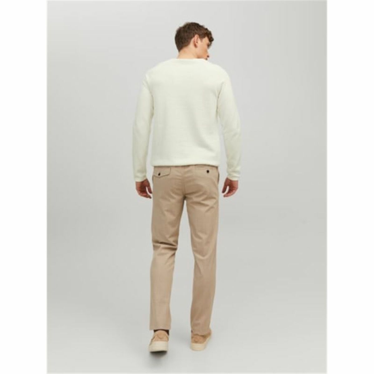 Tröja utan huva Herr Jack & Jones ehill Knit Cloud Dancer - 3