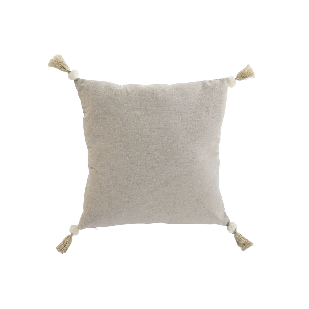 Kudde Home ESPRIT Vit Beige Utskriven Boho 45 x 45 cm - 3