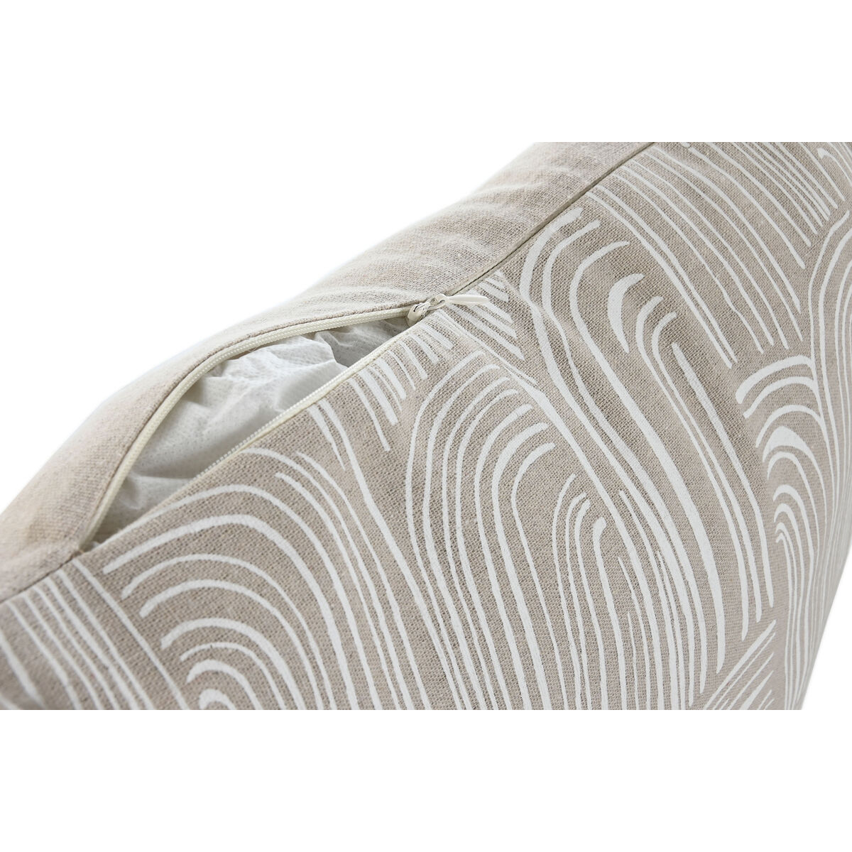 Kudde Home ESPRIT Vit Beige Utskriven Boho 45 x 45 cm - 4
